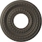 Ekena Millwork Cole PVC Medallion (Canopies up to 4 1/4"), 10"OD x 3 1/2"ID x 3/4"P, Metallic Weathered Steel CMP10CODST - alternate 1